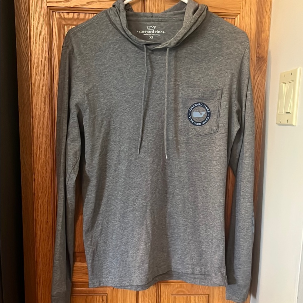 Vineyard Vines Charcoal Long Sleeve Hoodie XS